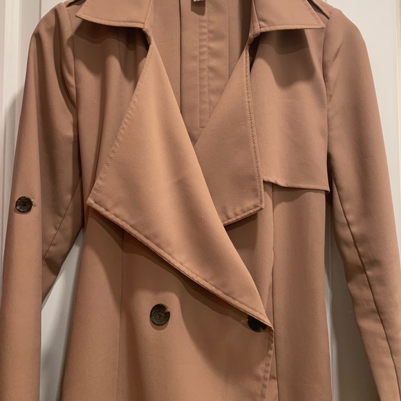 Brown Spring Wrap Jacket - Picture 3 of 11